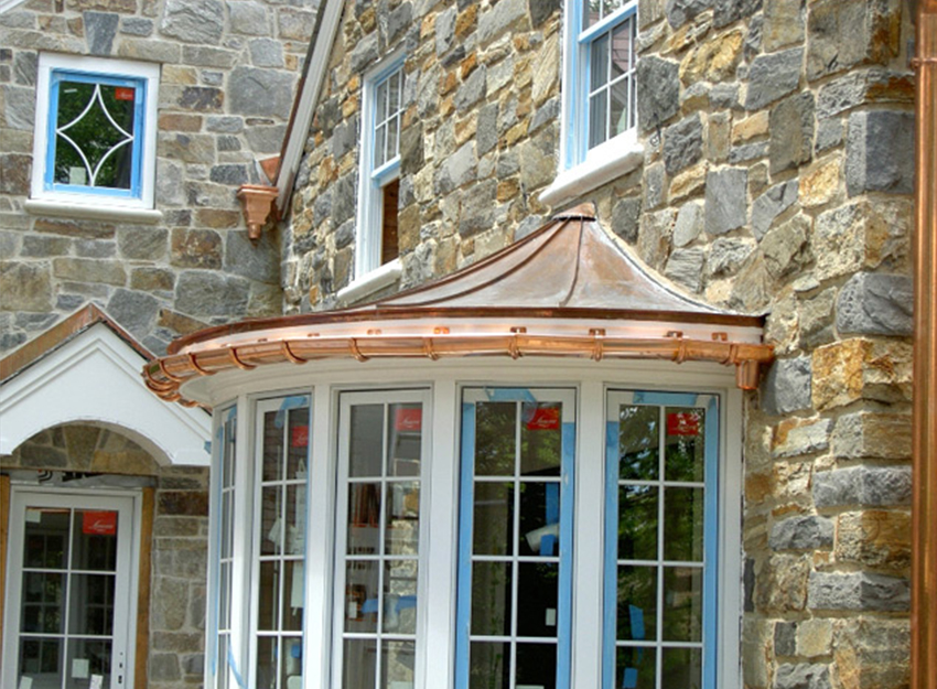 Copper Gutters Roofing High End Custom Installations Mountain Lakes, Morris County, NJ