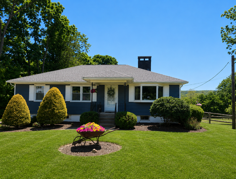 New siding installation on a home in Oak Ridge, NJ by Wayne Johnson & Sons